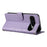 For Google Pixel 9 Pro XL Case Rhombus Stitching Wallet Stand Leather Phone Cover with Long  /  Short Strap - Purple - 4