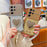 For Samsung Galaxy S24 Ultra Case Electroplated Wavy Frame Glitter TPU Phone Cover with Mirror, Strap - Silver - 6