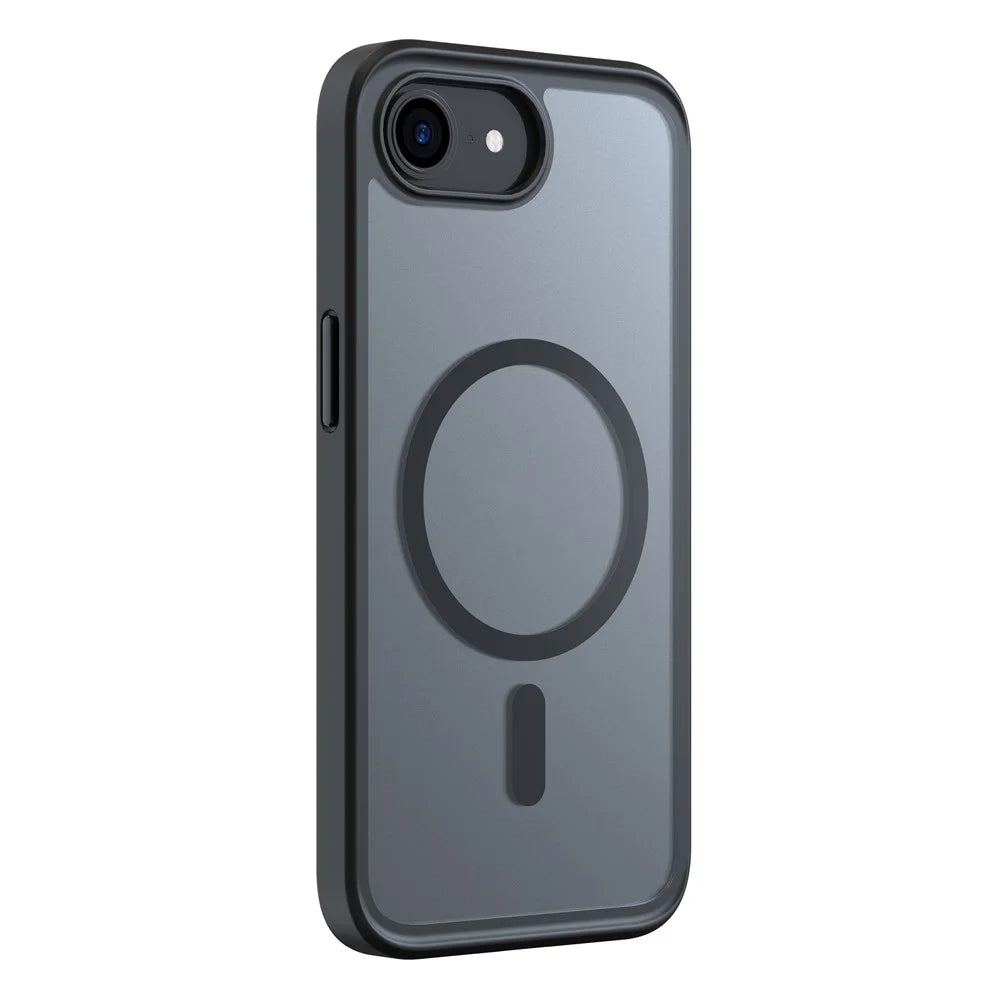 TORRAS Guardian-Mag Series For iPhone 17e / 16e Case Magnetic Matte PC + TPU Phone Cover - Black - 1