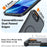 TORRAS Guardian-Mag Series For iPhone 17e / 16e Case Magnetic Matte PC + TPU Phone Cover - Black - 3