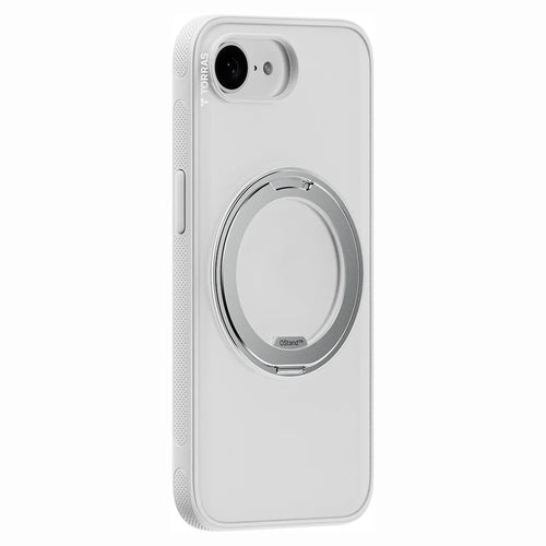 TORRAS Ostand O3 Fitness Series For iPhone 17e / 16e Case Magnetic TPU PC Kickstand Phone Cover - White - 1
