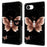 For iPhone 17e / 16e Case 3D Pattern PU Leather Wallet Phone Cover with Stand - Pink Diamond Butterfly - 1