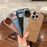 For iPhone 16 Pro Max Magnetic Case Corrugated Design PC + TPU Shockproof Phone Back Cover - Silver - 3