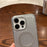 For iPhone 16 Pro Max Magnetic Case Corrugated Design PC + TPU Shockproof Phone Back Cover - Silver - 6