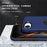 For iPhone 17e / 16e Case PC + TPU Phone Cover with Rotatable Ring Holder - Blue - 6