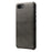 For iPhone 17e / 16e Case Calf Texture PU Leather Hard PC Protective Phone Cover - Black - 1