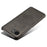 For iPhone 17e / 16e Case Calf Texture PU Leather Hard PC Protective Phone Cover - Black - 3