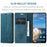 CASEME For Google Pixel 9a Wallet Case  013 Series PU Leather Phone Cover Stand - Blue - 6