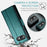 CASEME For Google Pixel 9a Case  023 Series RFID Blocking Glossy Stand Phone Cover - Green - 7