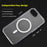 For iPhone 17e / 16e Magnetic Case TPU + PC Clear Phone Back Cover 2mm Thickness - 2