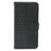 For Samsung Galaxy A06 4G Case Anti Scratch Splicing Imprinted Rhombus Leather Phone Cover - Black - 5