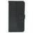 For Samsung Galaxy A06 5G Case Anti Scratch Splicing Imprinted Rhombus Leather Phone Cover - Black - 5