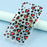 For iPhone 17e / 16e Magnetic Case Clear Anti-Yellowing PC + TPU Phone Back Cover Leopard Print Design - Red - 6