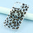 iPhone 15 Magnetic Case Leopard Print Design TPU PC Double Layer Electroplated Anti Yellow Shockproof Corner - 6