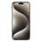 For iPhone 15 Pro Max Magnetic Case Clear Anti-Yellowing PC + TPU Phone Back Cover Leopard Print Design - Red - 2
