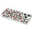 For iPhone 15 Pro Max Magnetic Case Clear Anti-Yellowing PC + TPU Phone Back Cover Leopard Print Design - Red - 5