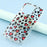 For iPhone 15 Pro Max Magnetic Case Clear Anti-Yellowing PC + TPU Phone Back Cover Leopard Print Design - Red - 6