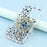 For iPhone 15 Pro Max Magnetic Case Clear Anti-Yellowing PC + TPU Phone Back Cover Leopard Print Design - Red - 7