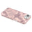 For iPhone 17e / 16e Case IMD Design Shockproof PC+TPU Phone Cover with Glass Lens Film - Foil Pattern / Rose Gold - 4