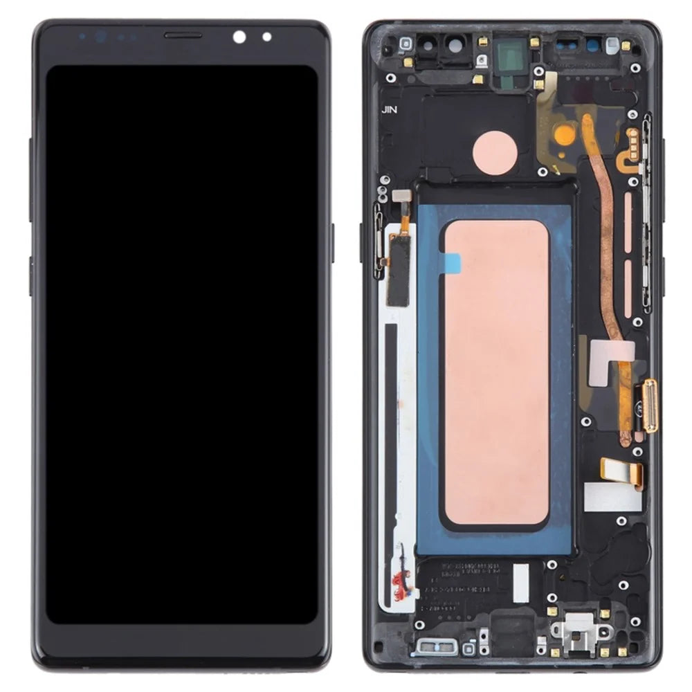 For Samsung Galaxy Note 8 N950 Grade C LCD Screen and Digitizer Assembly + Frame Part (TFT Technology) (Without Logo) - Black - 1