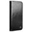 QIALINO For iPhone 17e / 16e Case Wallet Stand Genuine Cow Leather Phone Cover - Black - 4