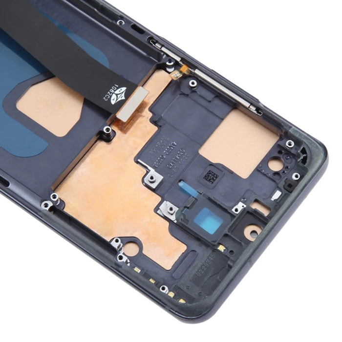 For Samsung Galaxy S20 Ultra / S20 Ultra 5G G988 Grade C LCD Screen and Digitizer Assembly + Frame Part (TFT) (Without Logo) - Black - 5