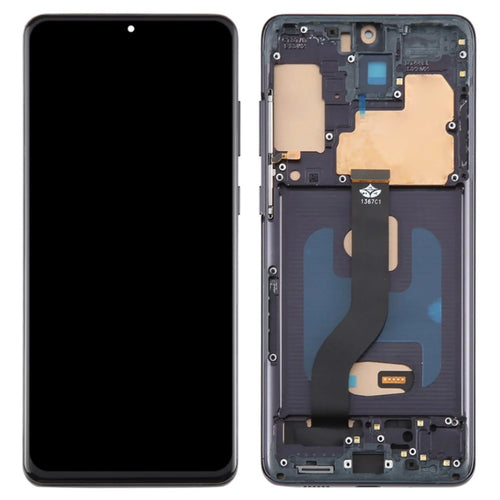 For Samsung Galaxy S20 Plus 4G G985 / S20 Plus 5G G986 Grade C LCD Screen and Digitizer Assembly + Frame Part (TFT) (Without Logo) - Black - 1