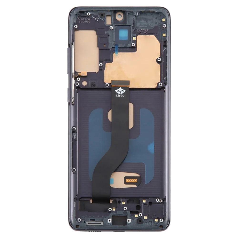 For Samsung Galaxy S20 Plus 4G G985 / S20 Plus 5G G986 Grade C LCD Screen and Digitizer Assembly + Frame Part (TFT) (Without Logo) - Black - 3
