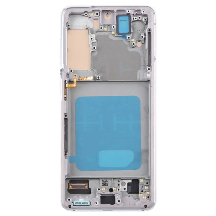 For Samsung Galaxy S21 5G G991 Grade C LCD Screen and Digitizer Assembly + Frame Part (TFT) (Without Logo) - Silver - 3