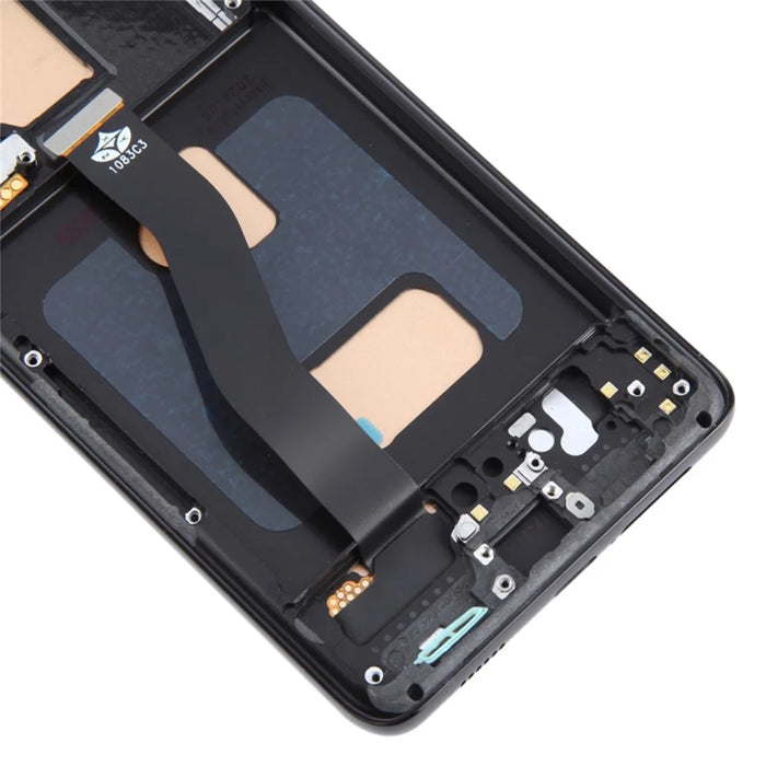 For Samsung Galaxy S21 Ultra 5G G99 Grade C LCD Screen and Digitizer Assembly + Frame Part (TFT) (Without Logo) - Black - 4