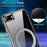 For iPhone 17e / 16e Magnetic Case TPU+PC Clear Phone Back Cover - 5