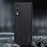 For Samsung Galaxy S25 Edge Case Wood Texture PU Leather Coated PC TPU Phone Cover - Black - 3