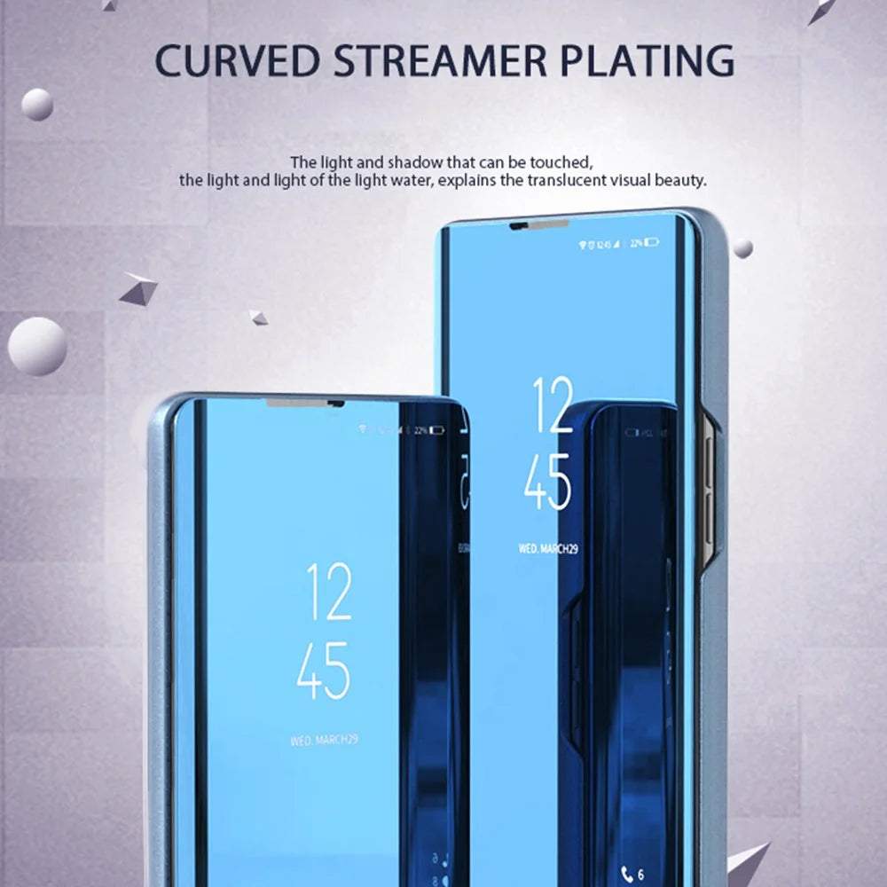 For Samsung Galaxy S25 Edge Flip Leather Cover with Stand Full Body Protective Phone Case - Sky Blue - 3