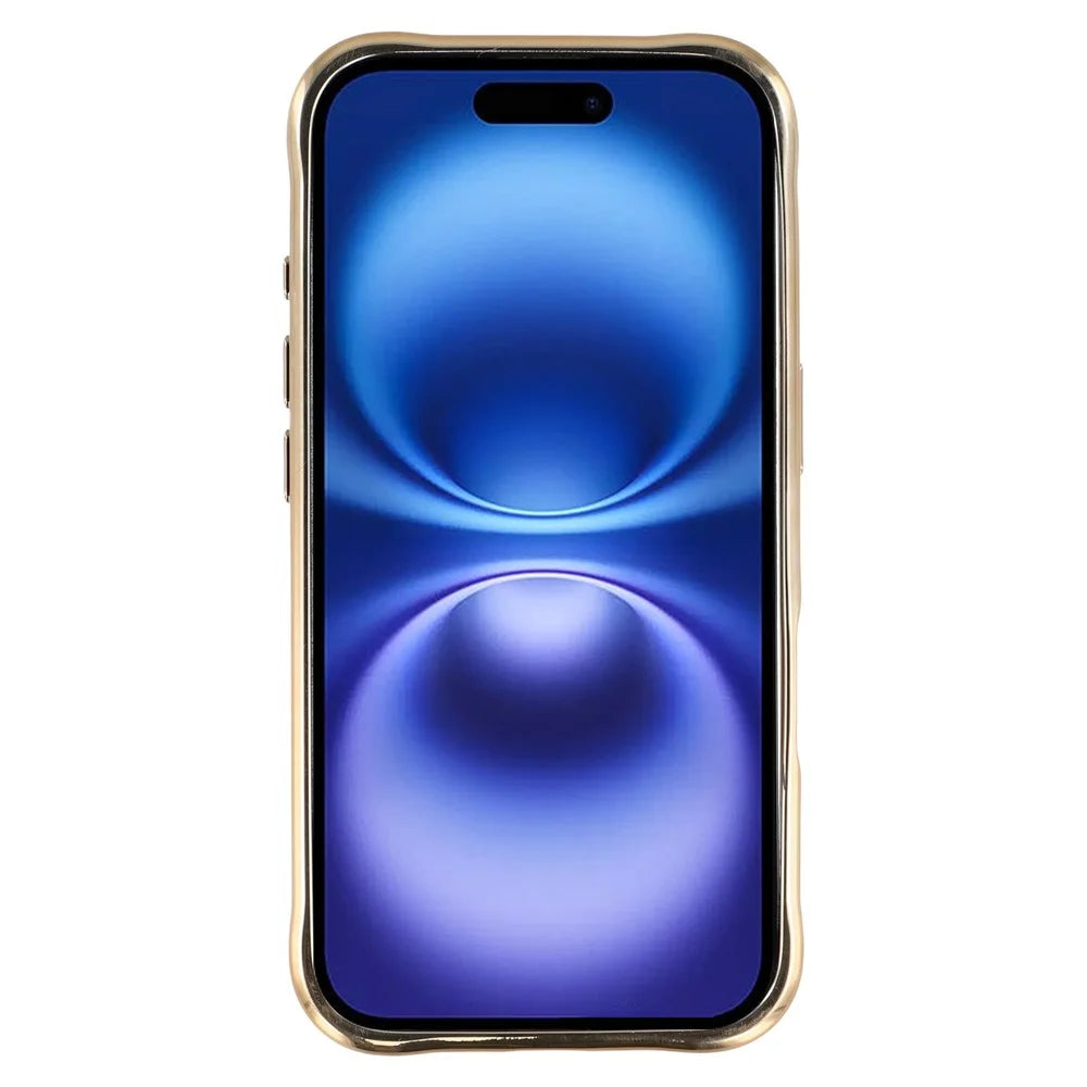 For iPhone 16 Case with Kickstand Electroplated 2.0mm Acrylic TPU Shockproof Phone Cover - Purple - 2