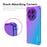 ENKAY For TECNO Camon 30 Premier 5G TPU Case  Thickened Four Corner Drop-proof Phone Back Cover - Purple / Blue - 2