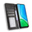 For vivo Y29 4G Retro PU Leather Case Phone Wallet Stand Cover - Black - 6