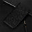 For Samsung Galaxy S25 Ultra Case PU Leather Mandala Imprinted Design Wallet Phone Cover - Black - 7