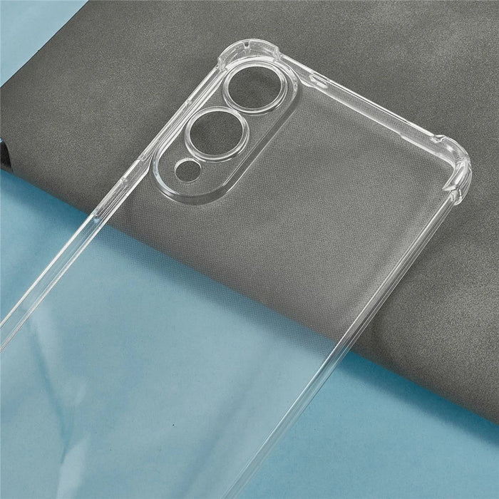 For Samsung Galaxy S25 Edge Case Reinforced Corner TPU Clear Phone Cover with Lanyard - 5