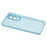 For Samsung Galaxy S25 Edge Case Electroplated Camera Frame TPU Phone Cover - Transparent Blue - 4