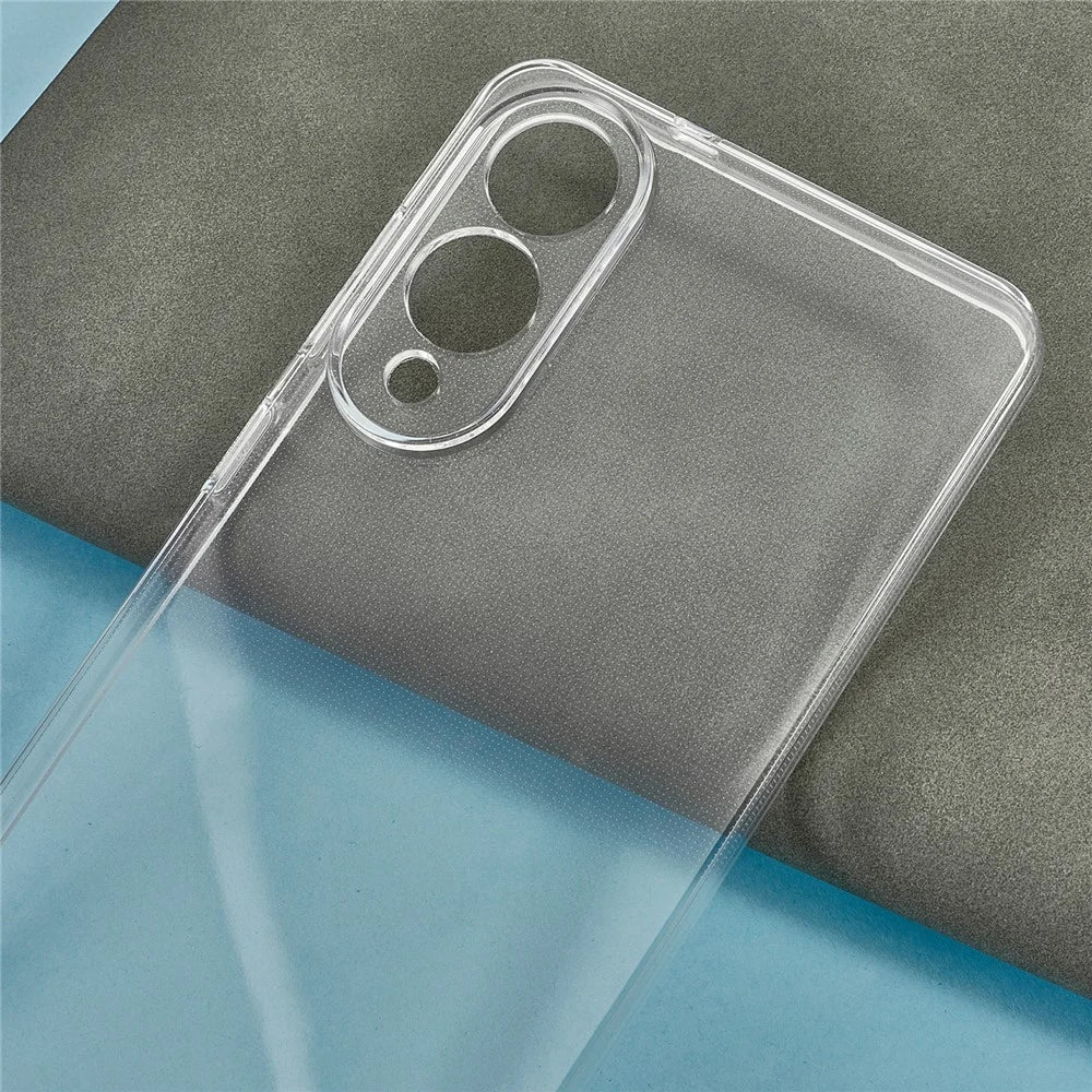 For Samsung Galaxy S25 Edge Case Watermark-Free 2.0mm Clear Phone TPU Cover - 5