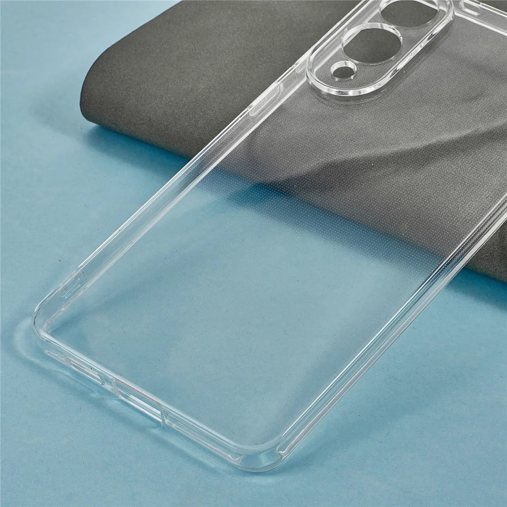 For Samsung Galaxy S25 Edge Case Watermark-Free 2.0mm Clear Phone TPU Cover - 6