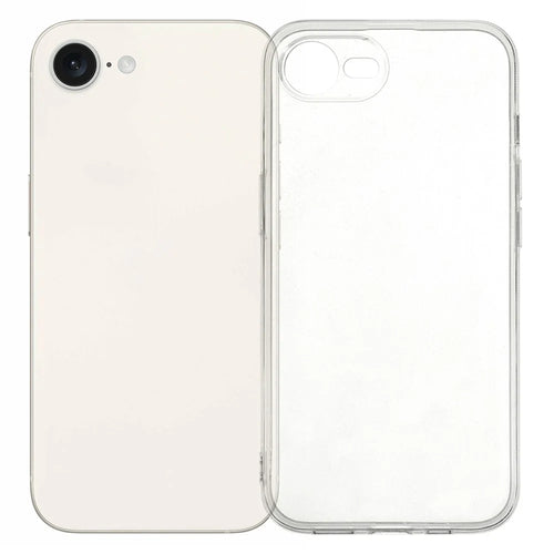 For iPhone 17e / 16e Case Watermark-Free 2.0mm Clear Phone TPU Cover - 1