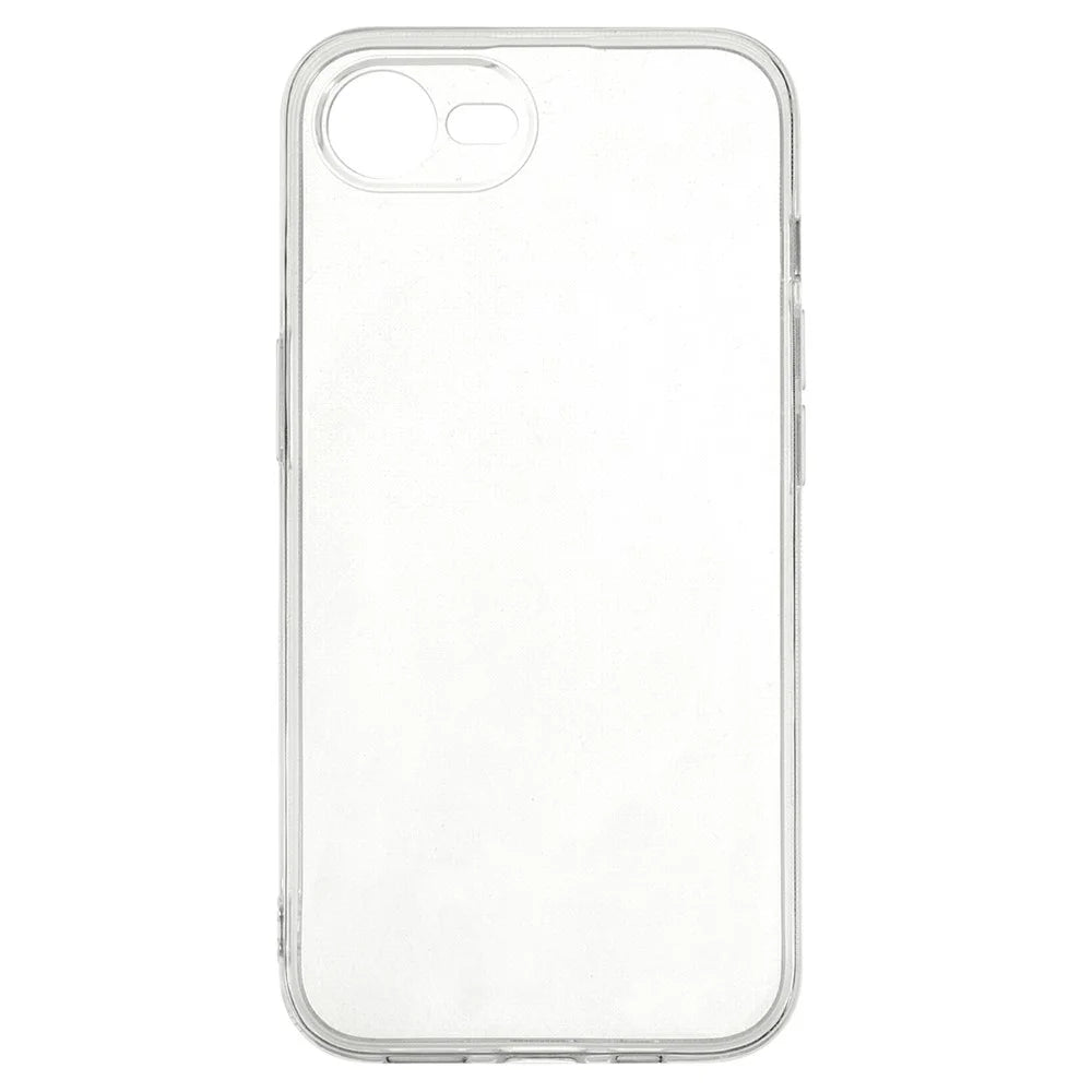 For iPhone 17e / 16e Case Watermark-Free 2.0mm Clear Phone TPU Cover - 2