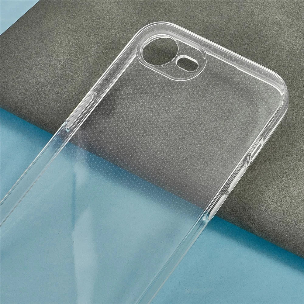 For iPhone 17e / 16e Case Watermark-Free 2.0mm Clear Phone TPU Cover - 5