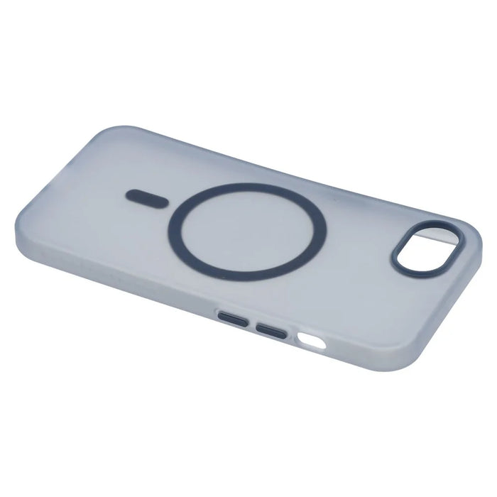 For iPhone 17e / 16e Case Compatible with MagSafe Translucent Matte TPU Phone Cover - Navy Blue - 5