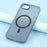 For iPhone 17e / 16e Case Compatible with MagSafe Translucent Matte TPU Phone Cover - Navy Blue - 7