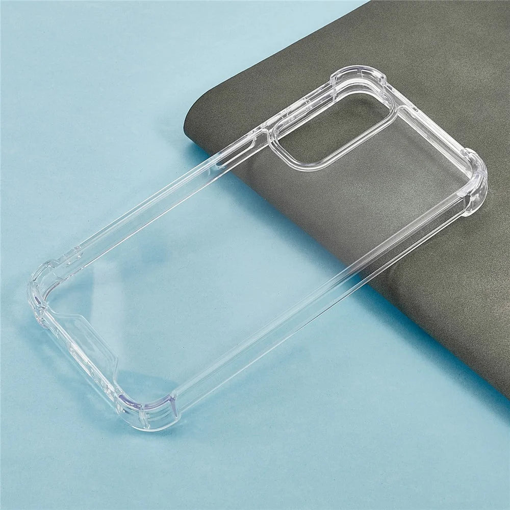 For Samsung Galaxy A15 4G / A15 5G Clear Phone Case TPU + Acrylic 1.5mm Shockproof Back Cover - 3