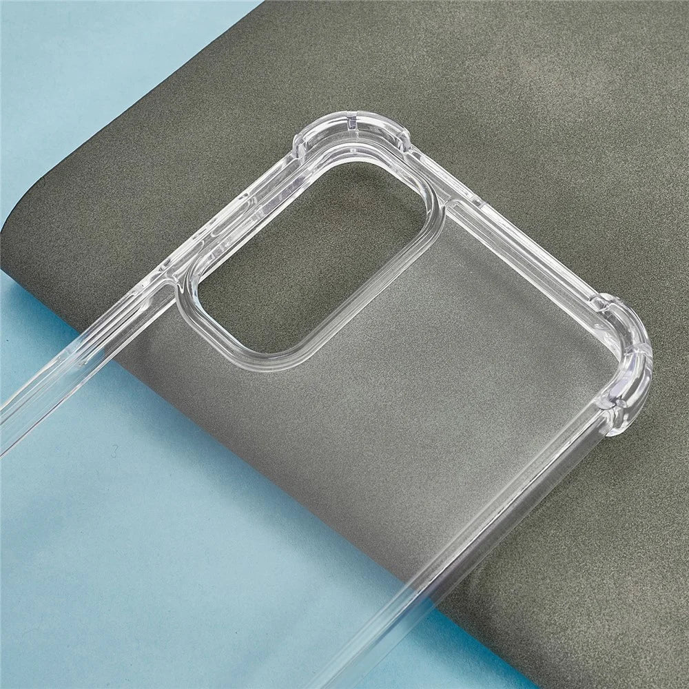 For Samsung Galaxy A15 4G / A15 5G Clear Phone Case TPU + Acrylic 1.5mm Shockproof Back Cover - 4