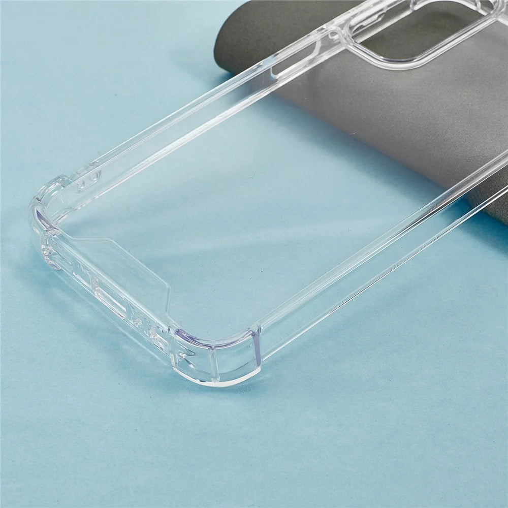 For Samsung Galaxy A15 4G / A15 5G Clear Phone Case TPU + Acrylic 1.5mm Shockproof Back Cover - 5
