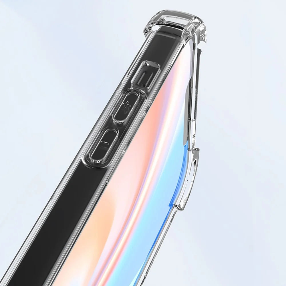 For iPhone 15 Clear Phone Case TPU + Acrylic 1.5mm Shockproof Back Cover - 6